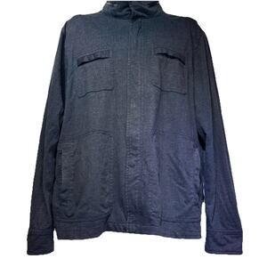 kane and unke black utility jacket xl moto gorpcore minimalist streetwear